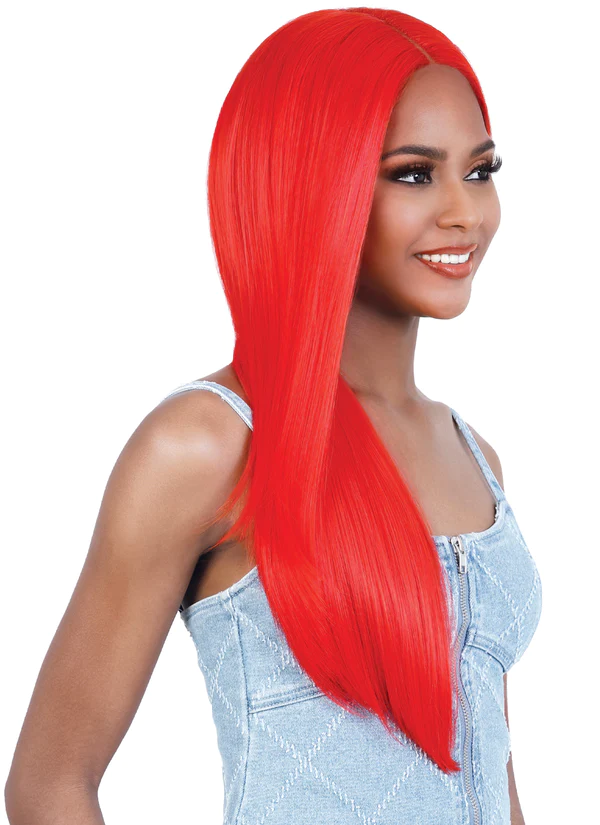 Motown Tress Invisible Deep Part Synthetic Lace Wig Neon