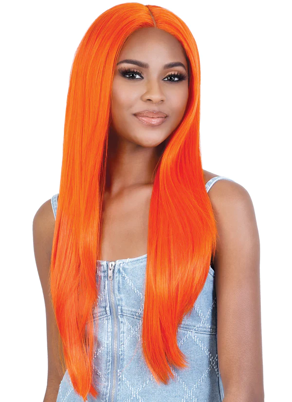 Motown Tress Invisible Deep Part Synthetic Lace Wig Neon