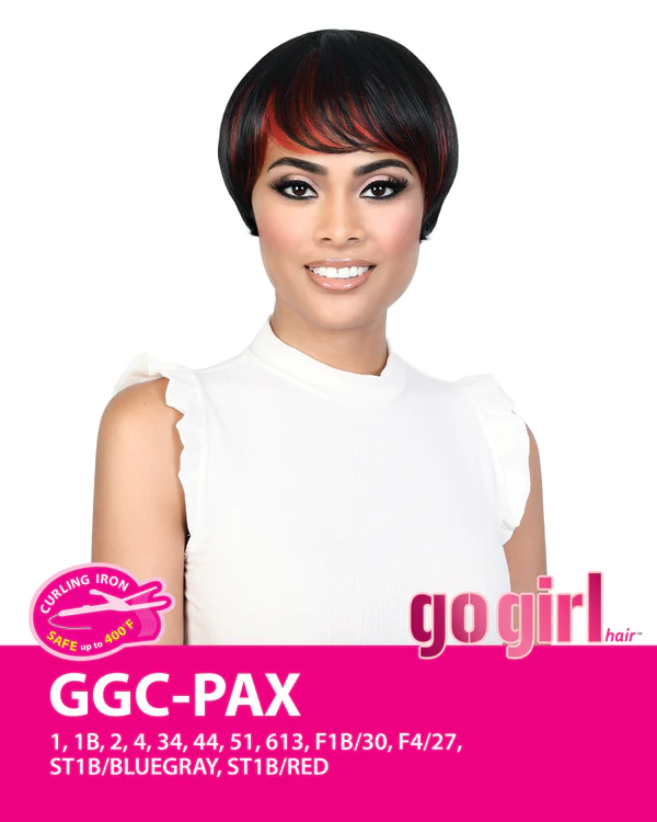 Motown Tress Gogo Girl Curlable 9" Synthetic Wig Pax