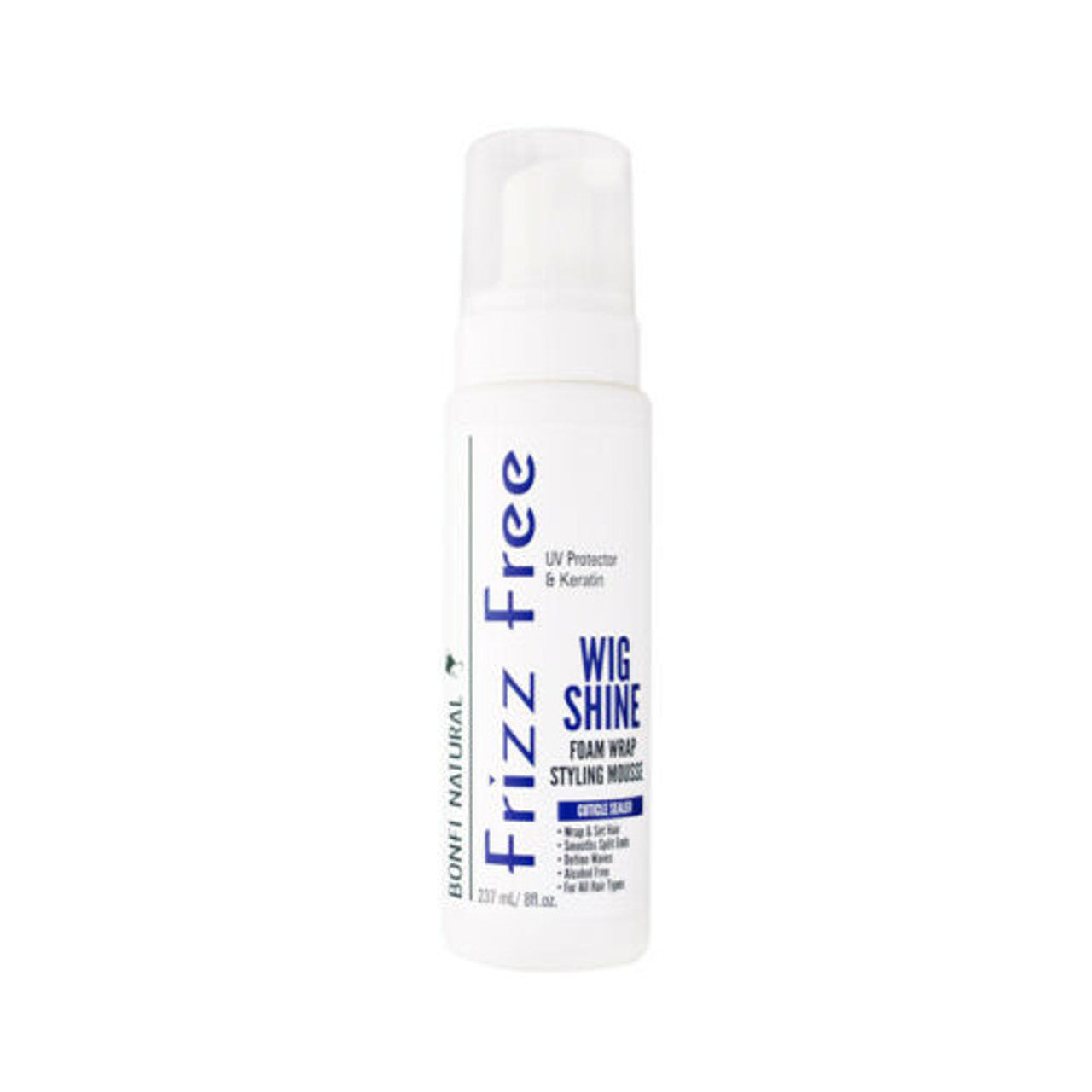 Bonfi Oil Free Wig Shine Foam Wrap Styling Mousse 8 oz