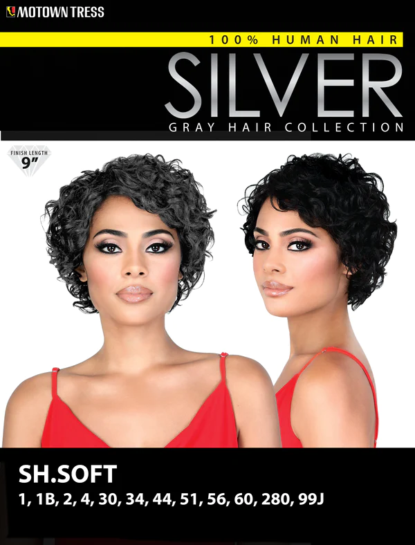 Motown Tress Silver Collection 100% Human Hair Wig SH.Soft