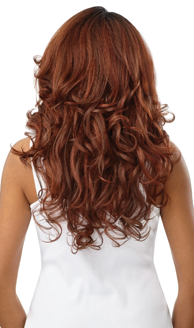 Outre 13"x6" Hand Tied Lace Frontal 100% Human Hair Blend 360 Lace Wig Velora