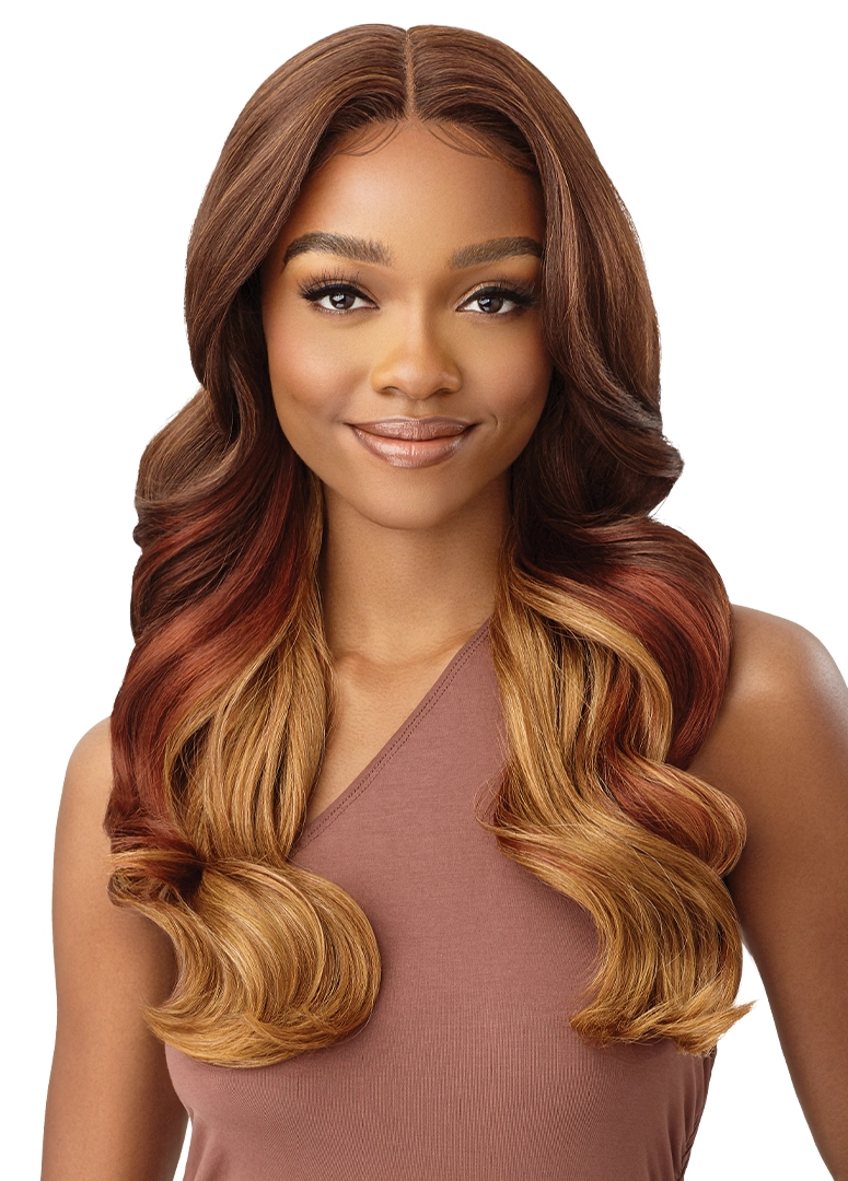 Outre Color Bomb HD Transparent Lace Front Synthetic Wig Yavanna