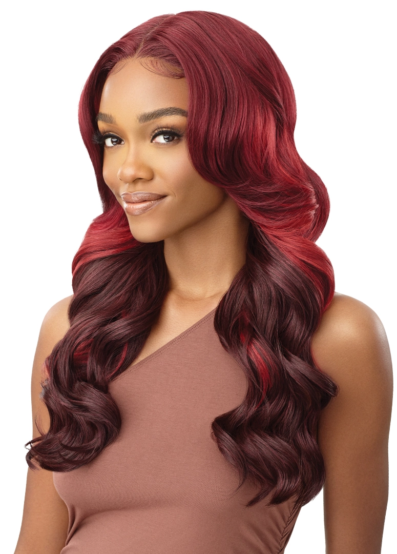Outre Color Bomb HD Transparent Lace Front Synthetic Wig Yavanna