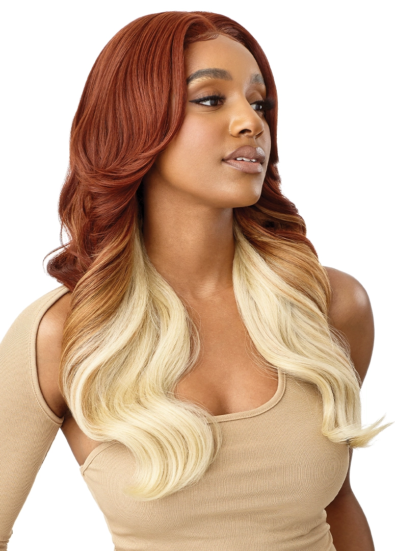 Outre Color Bomb HD Transparent Lace Front Synthetic Wig Yavanna