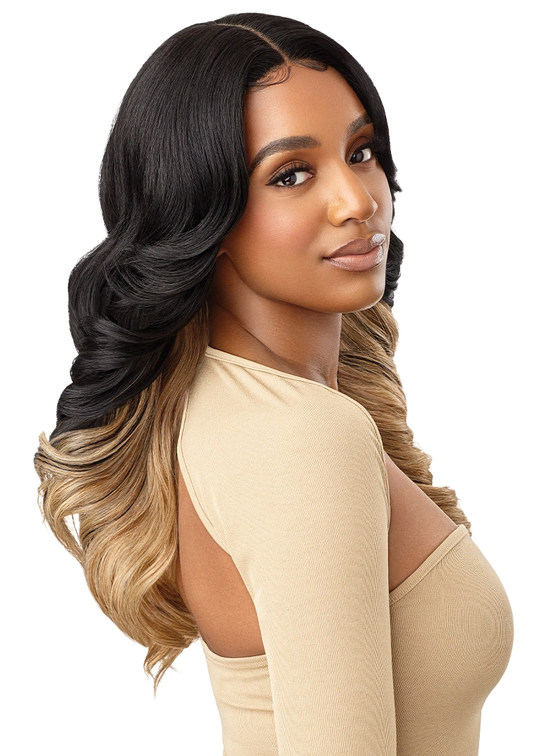 Outre Color Bomb HD Transparent Lace Front Synthetic Wig Yavanna