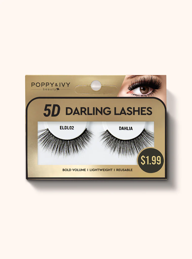 Poppy & Ivy Beauty 5D Darling Lashes
