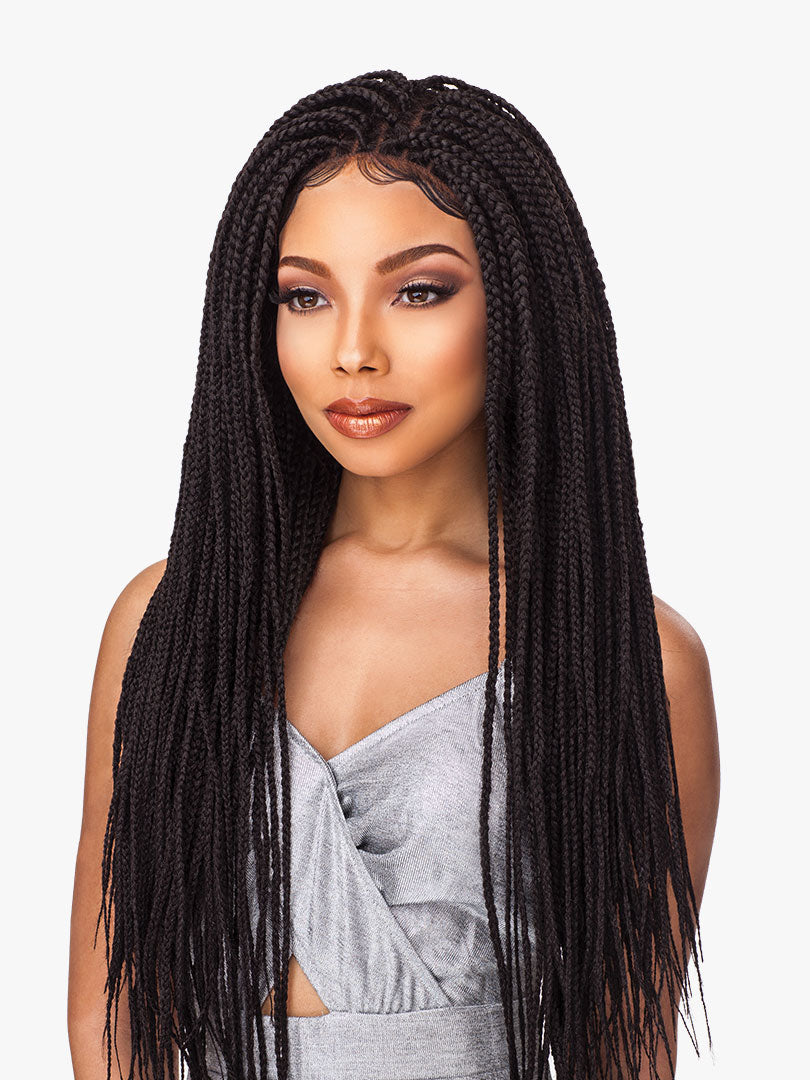 Sensationnel Cloud 9 Swiss Lace Front Wig 4x4 Box Braid Small