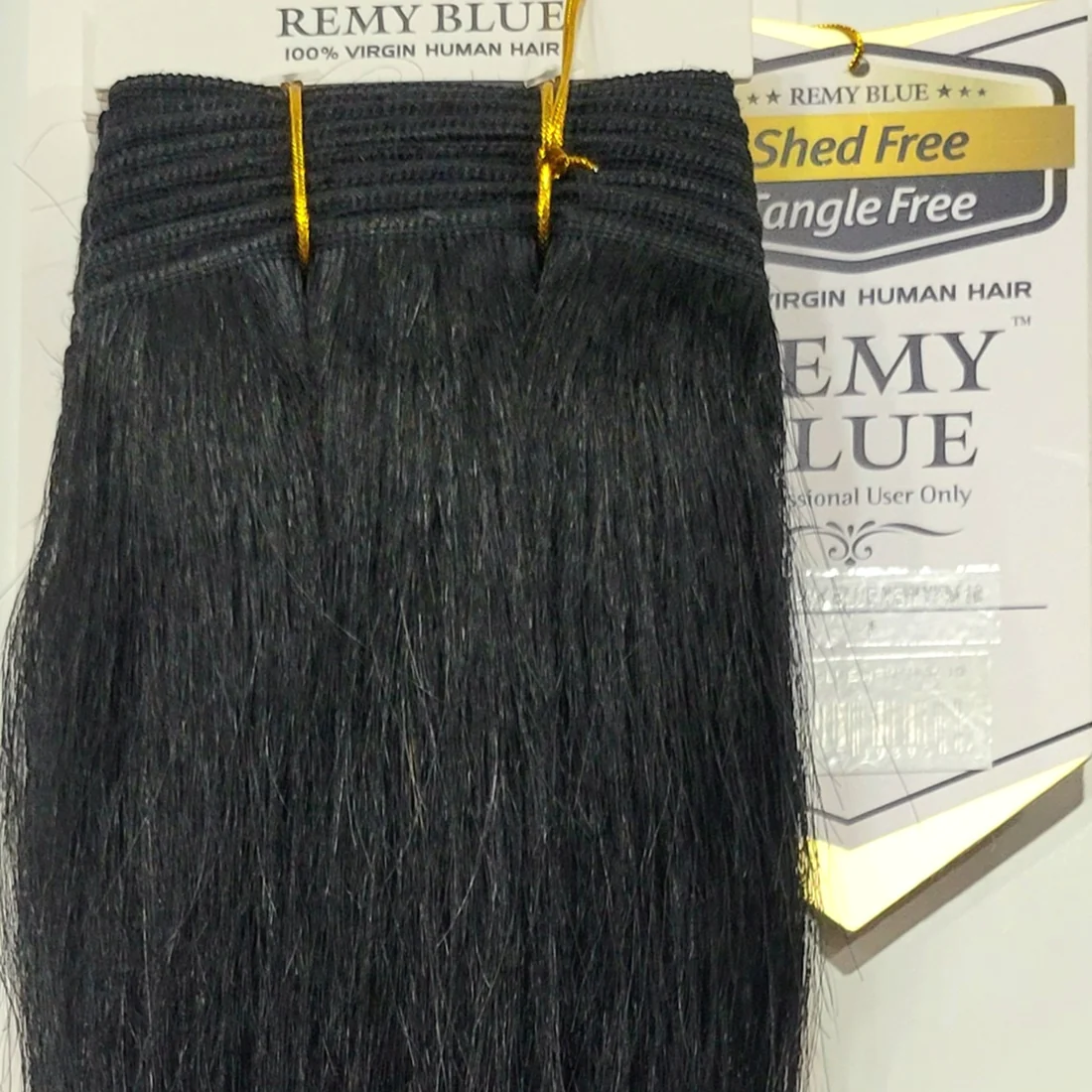 Remy Blue Human Hair New Yaky 22"