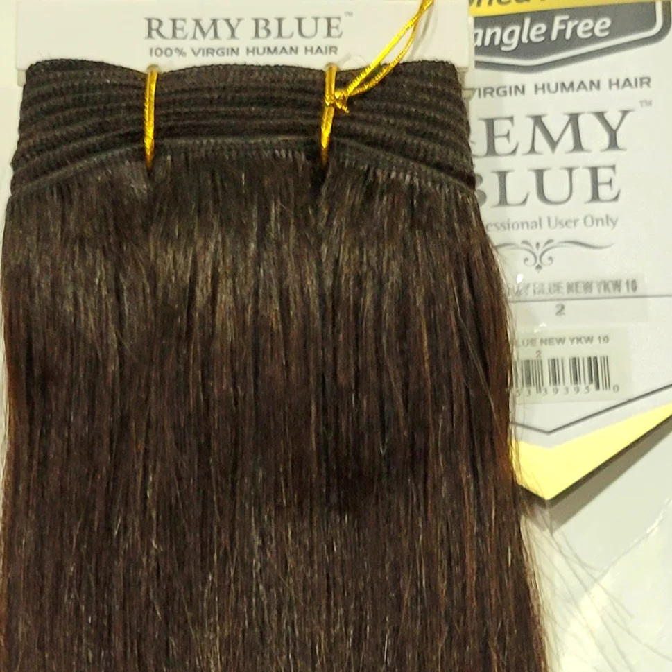 Remy Blue Human Hair New Yaky 20"