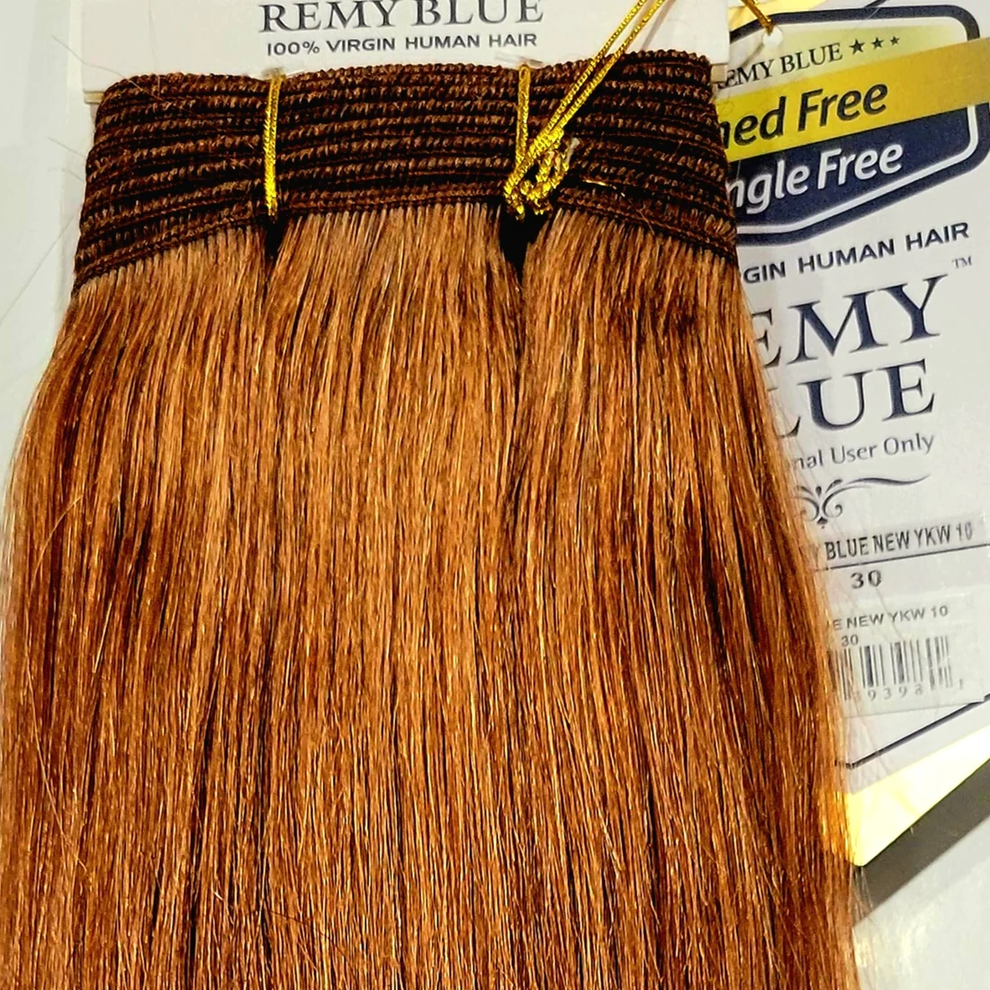 Remy Blue Human Hair New Yaky 18"