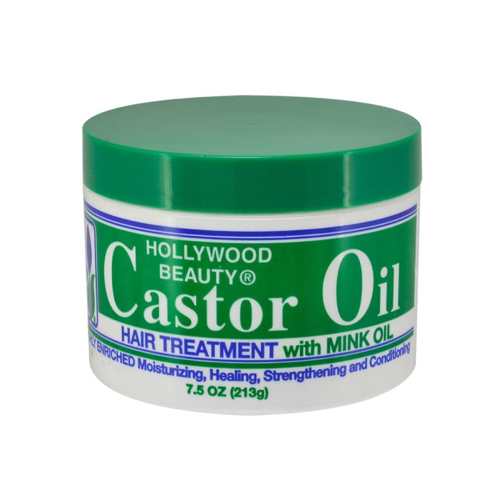 Hollywood Beauty Castor Oil Hair Treatment with Mink Oil 7.5 oz