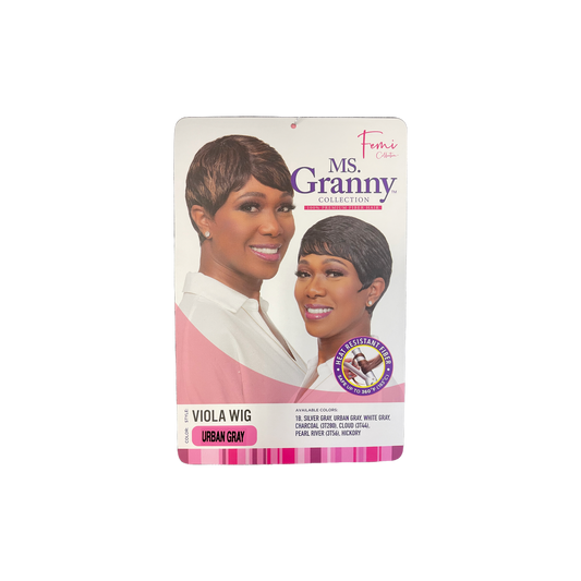 Femi Collection Ms. Granny Synthetic Wig Viola
