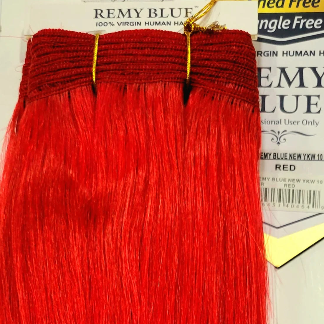 Remy Blue Human Hair New Yaky 10"