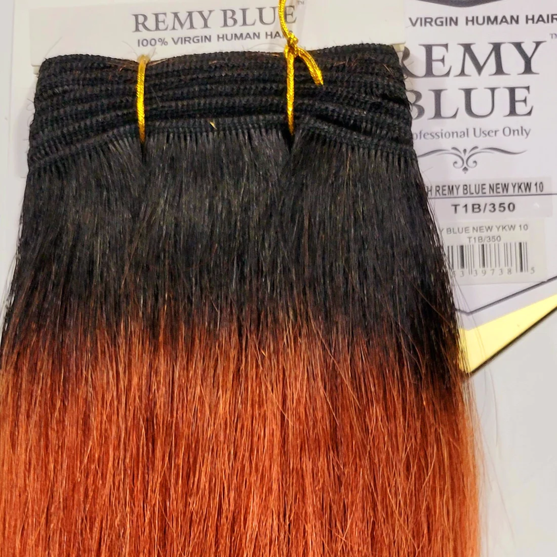 Remy Blue Human Hair New Yaky 12"