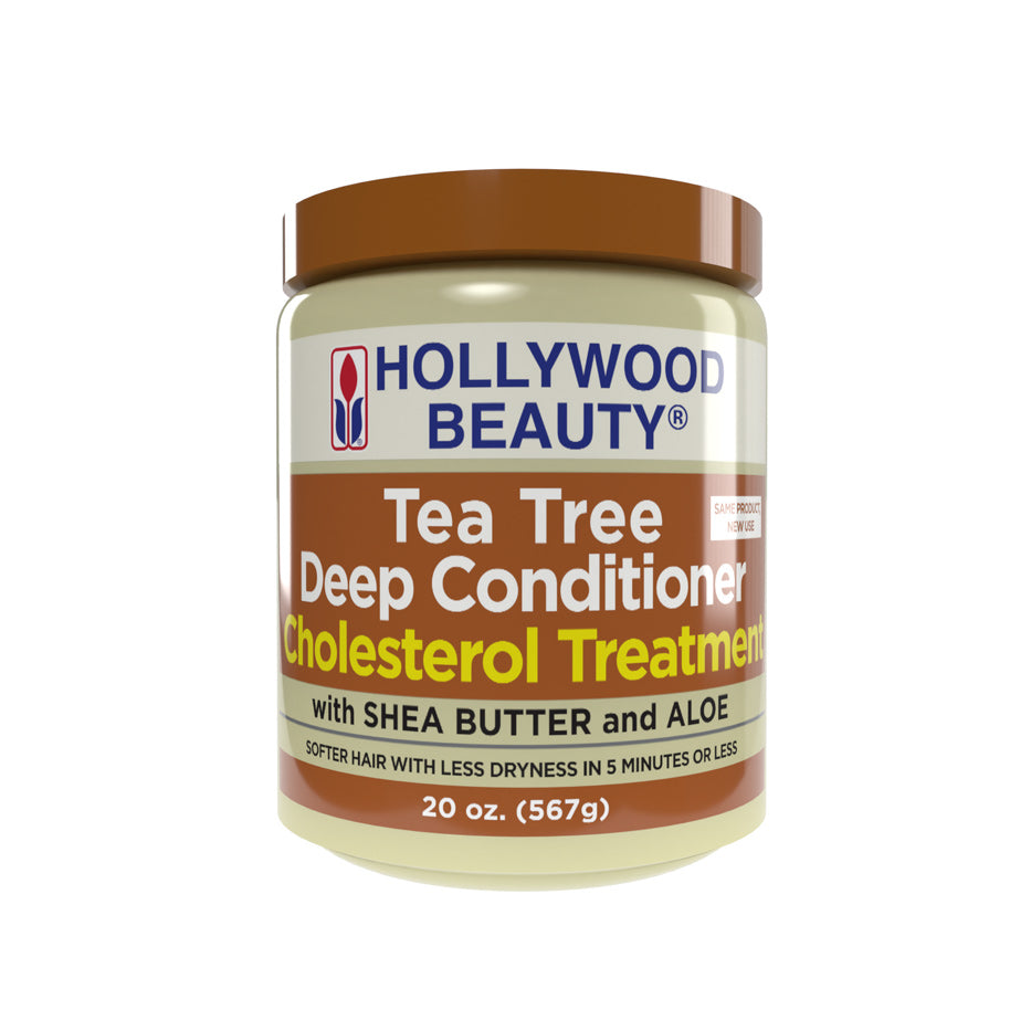 Hollywood Beauty Tea Tree Cholesterol with Shea Butter and Aloe 20 oz