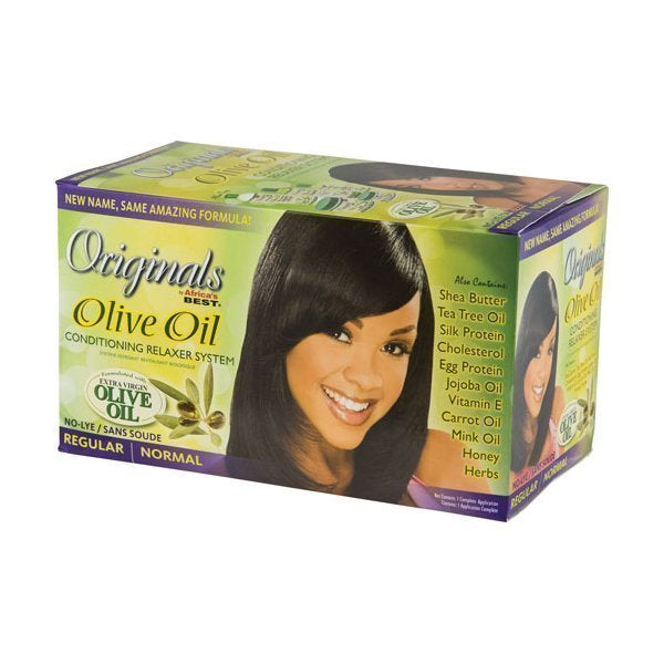Africa's Best Originals Olive Oil No-Lye Conditioning Relaxer Regular Strength