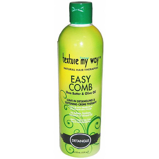 Africa's Best Texture My Way Easy Comb Leave-in Detangling & Softening Creme Therapy 12 oz