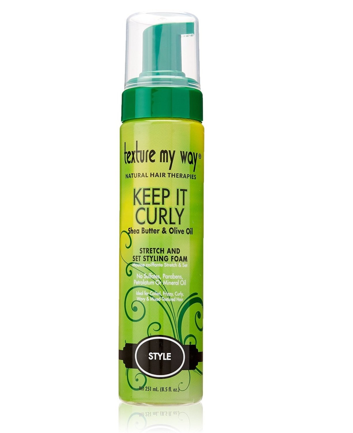 Africa's Best Texture My Way Style Keep It Curly Stretch And Set Styling Foam 8.5 oz