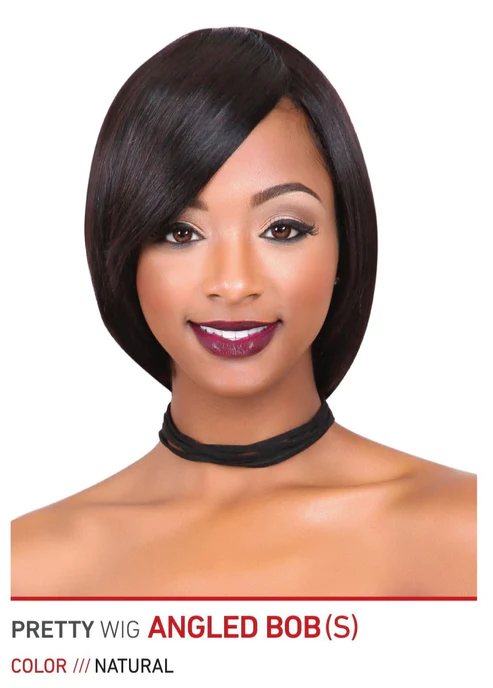 Queen 100% Indian Remy 12A Human Hair Wig Angeld Bob 10"