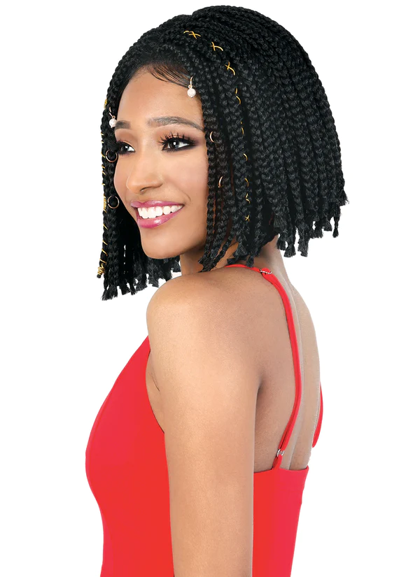 Motown Tress Slayable & Spinable Box Braid Synthetic Braid Lace Wig LDP-Box10