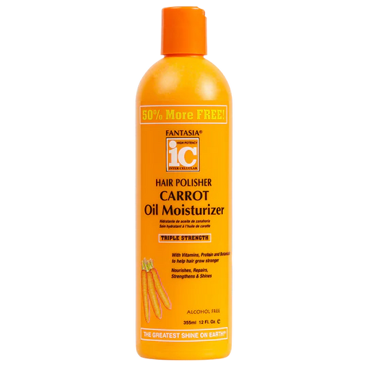 Fantasia IC Hair Polisher Carrot Oil Moisturizer Triple Strength 12 fl oz