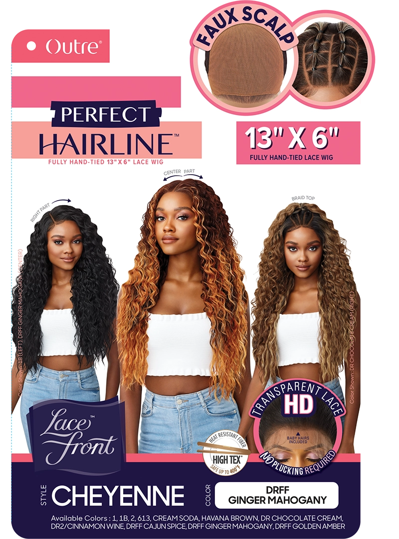 Outre Perfect Hairline 13x6 HD Transparent Lace Front Synthetic Wig Cheyenne