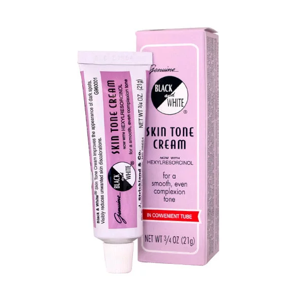Black and White Skin Tone Cream with Hexylresorcinol 3/4 oz