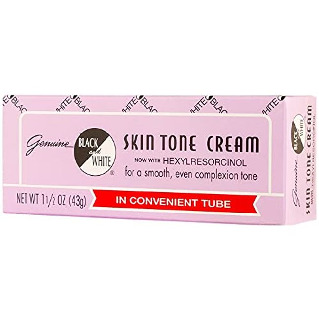Black and White Skin Tone Cream with Hexylresorcinol 1.5 oz