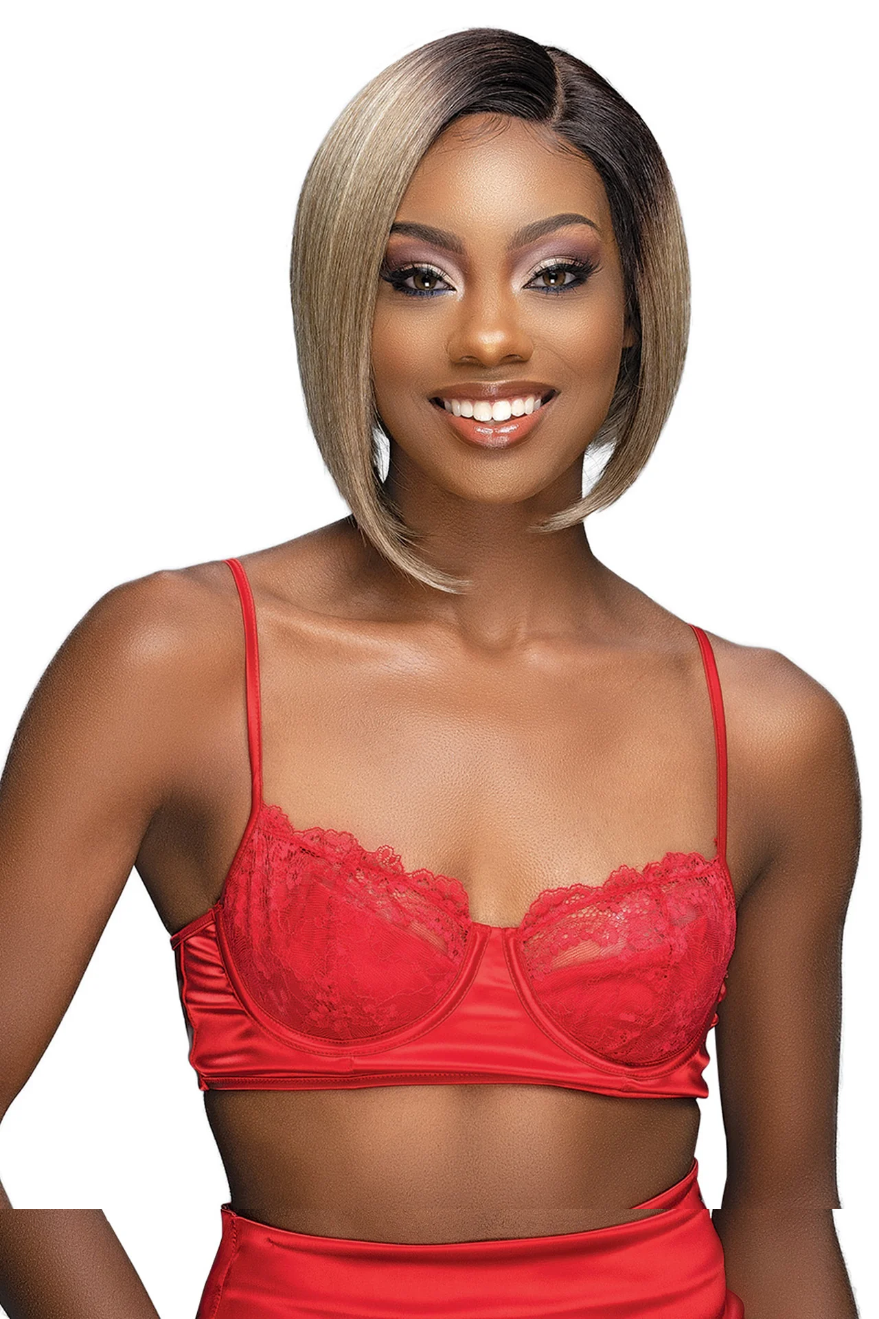 Edge HD Natural Hairline with Extended Part Pre-Plucked Synthetic Lace Front Wig Envy