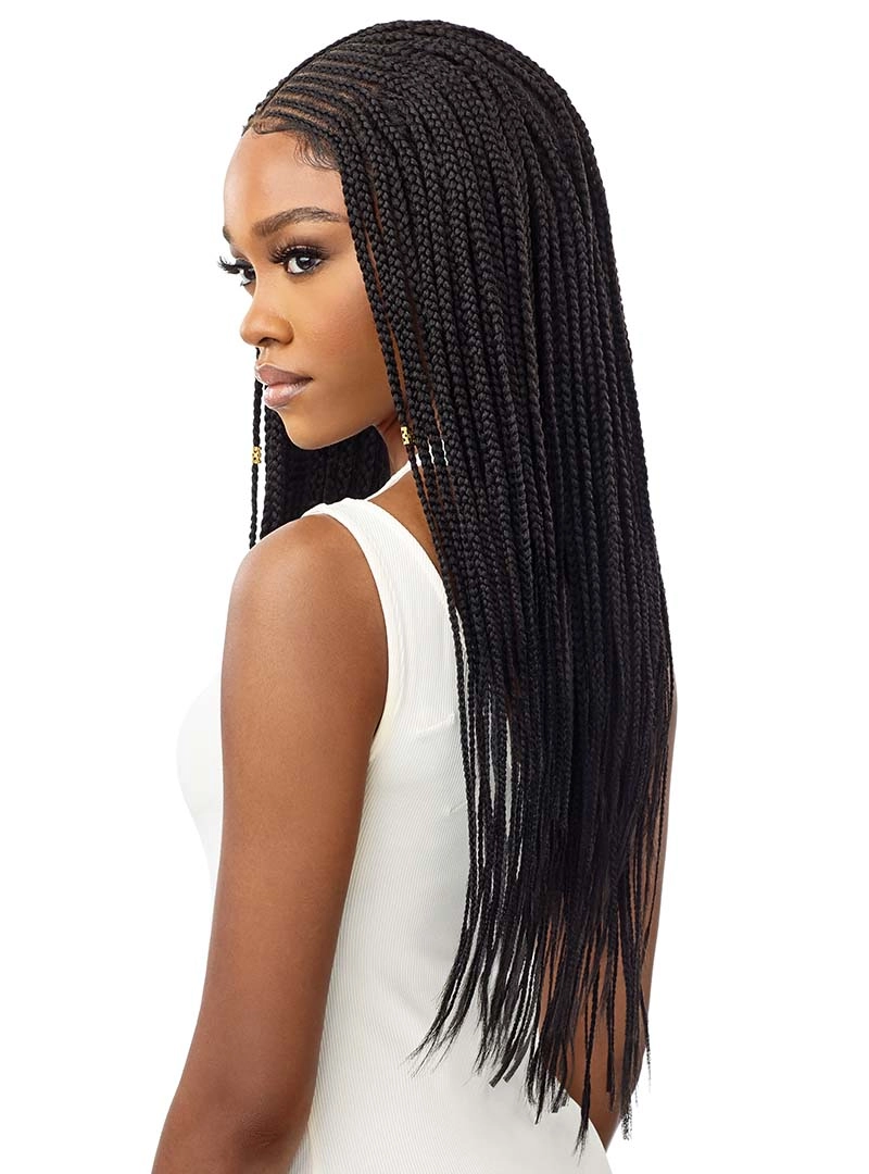 Outre Pre-Braided 13"x4" Lace Frontal Sythentic Wig Fulani Micro Cornrow Braids