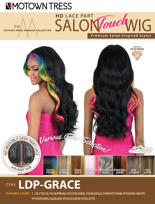 Motown Tress Invisible Deep Part Synthetic Lace Wig Grace
