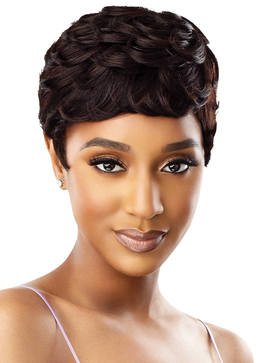 Outre My Tress Purple Label 100% Unprocessed Human Hair Full Wig Bonnie