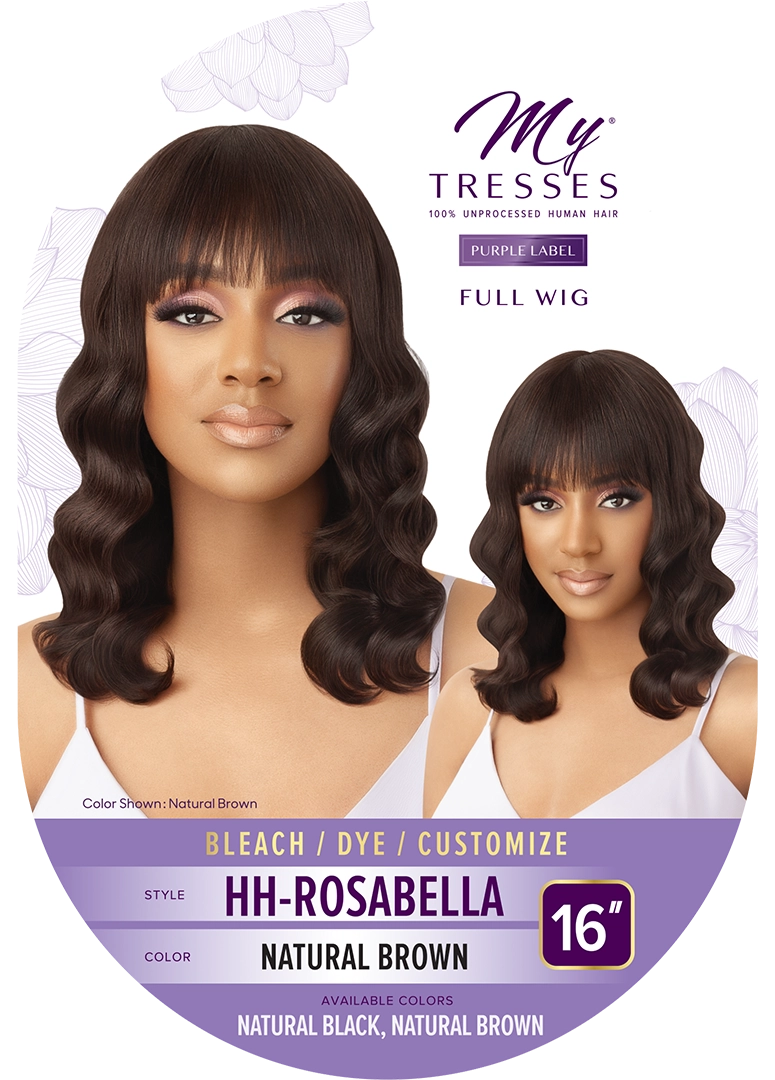 Outre My Tress Purple Label 100% Unprocessed Human Hair Full Wig Rosabella