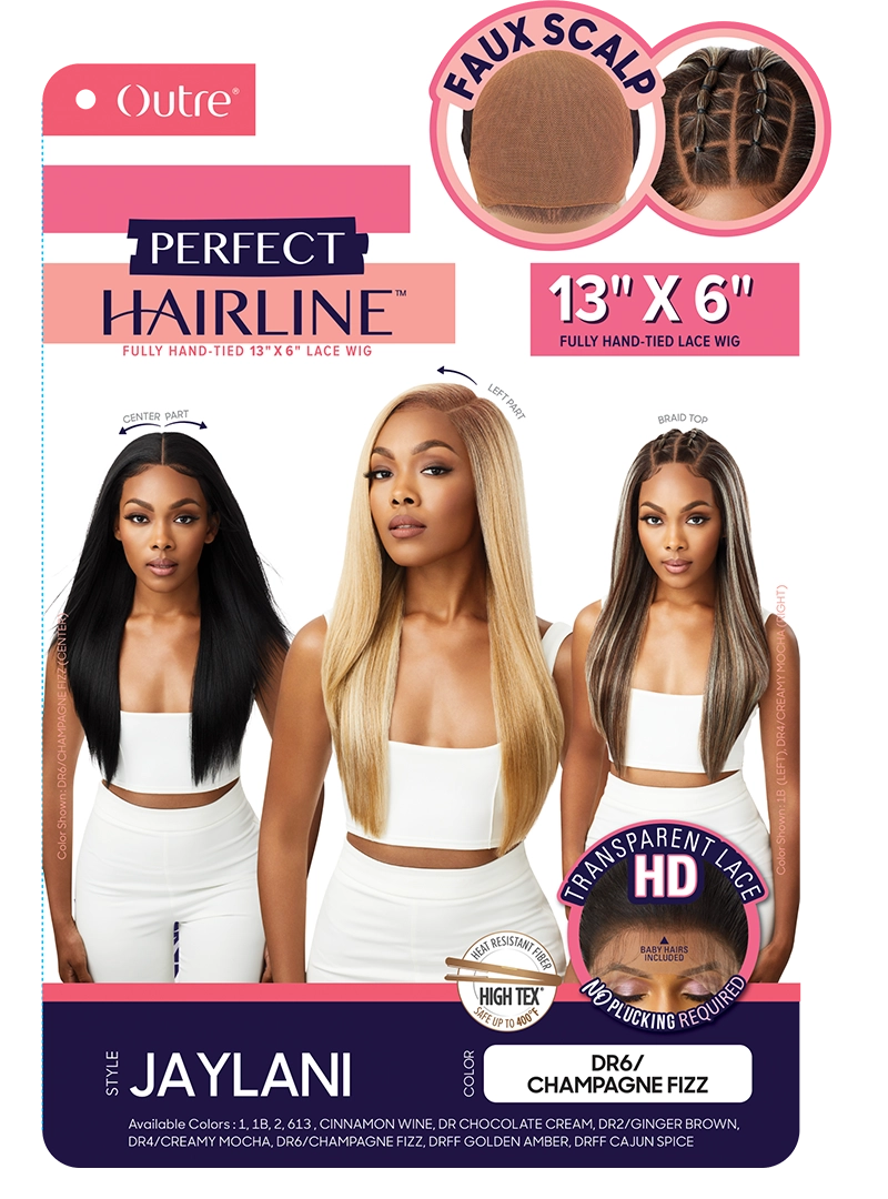 Outre Perfect Hairline 13x6 HD Transparent Lace Front Synthetic Wig Jaylani