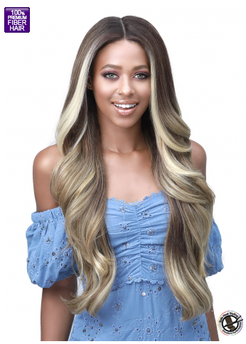 Bobbi Boss Free-Position 5" Deep Part Lace Front Synthetic Wig MLF343 Kasmira