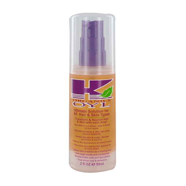 K Oyl Organics Ultimate Solution for All Hair & Skin Types 2 fl oz
