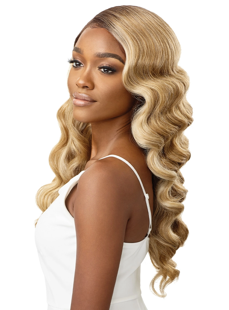 Outre SleekLay HD Transparent Lace Front Center Part Synthetic Wig Lavette