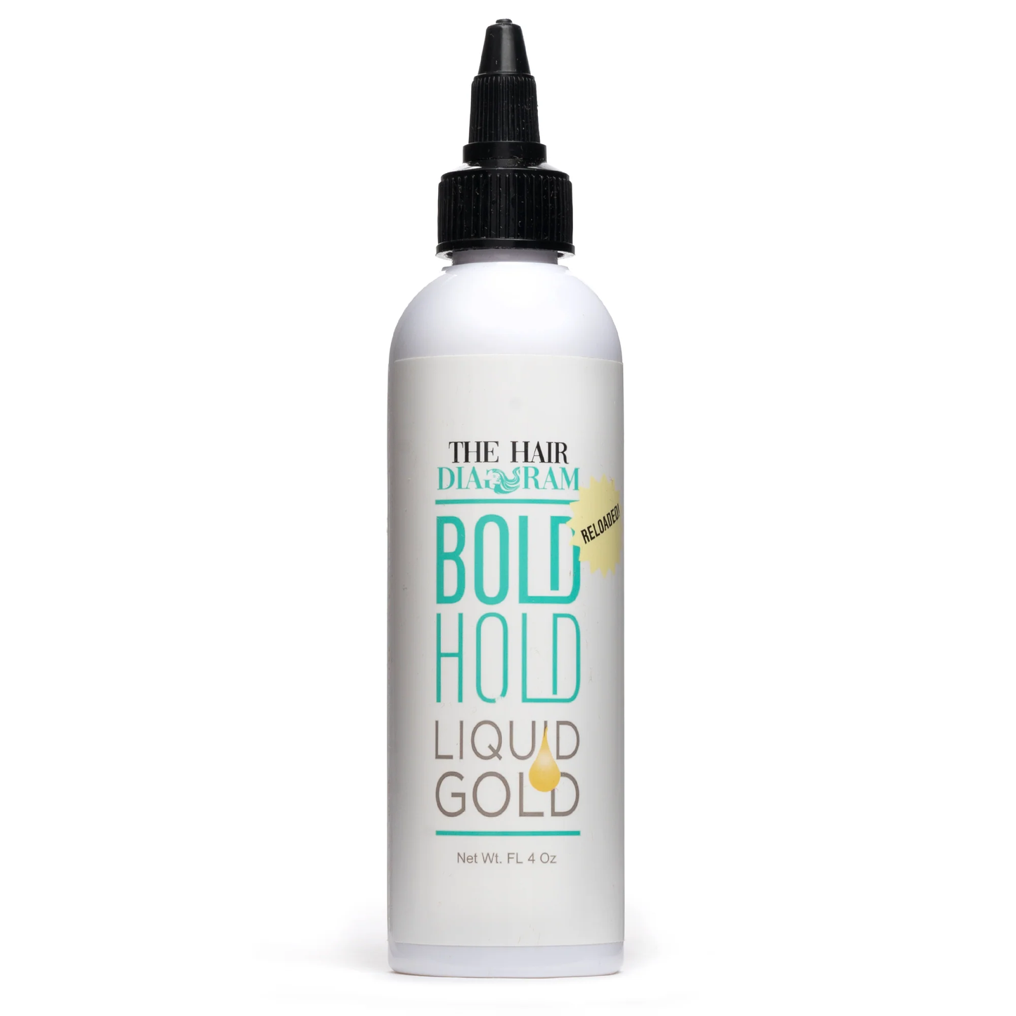 The Hair Diagram Bold Hold Liquid Gold Glue-less Lace Adhesion Liquid 4 fl oz