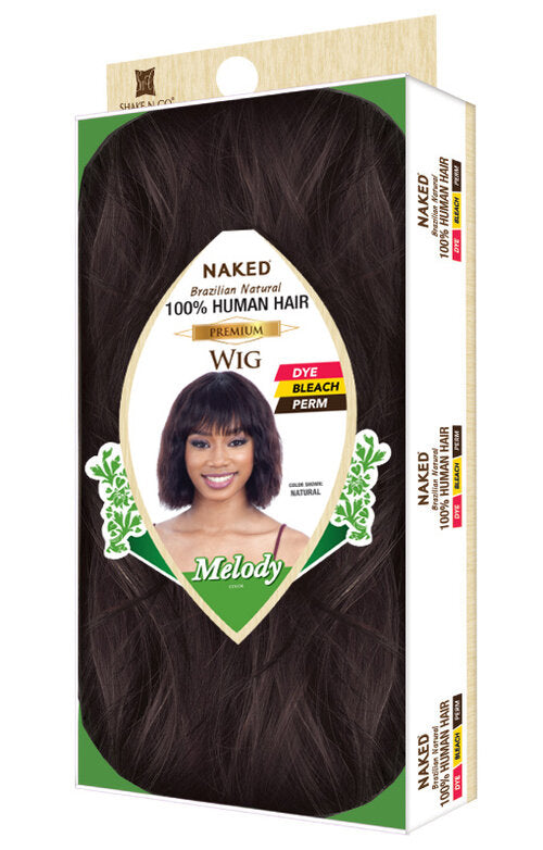 Naked Nature Brazilian Natural Human Hair Wig Melody
