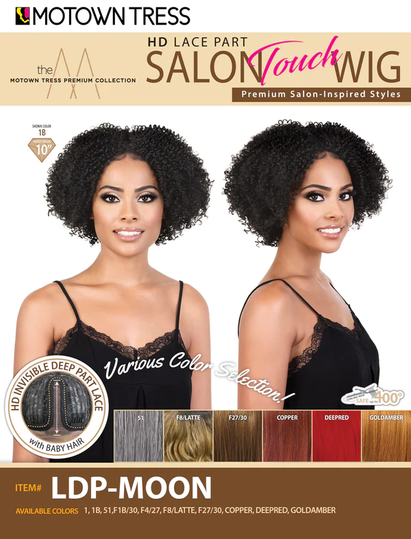 Motown Tress Salon Touch HD Synthetic Lace Part Wig LDP-Moon