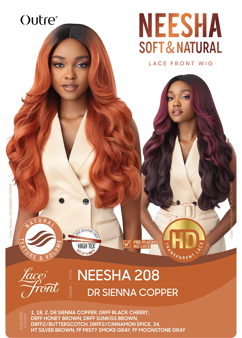 Outre HD Transparent Lace Synthetic Front Wig Neesha 208