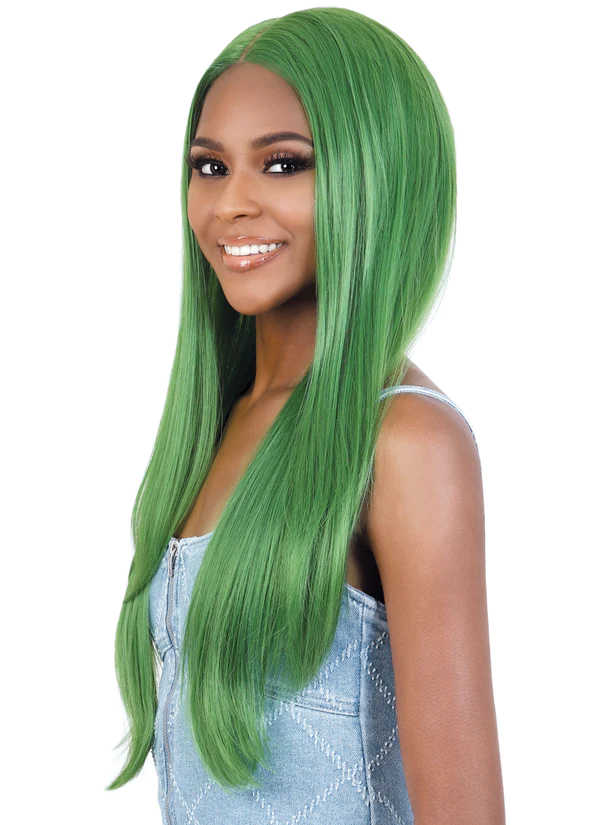 Motown Tress Invisible Deep Part Synthetic Lace Wig Neon