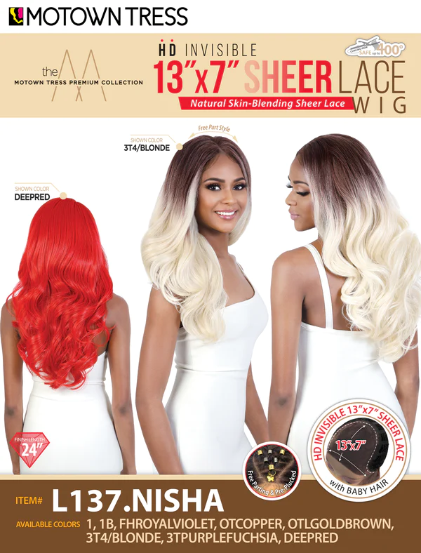 Motown Tress 13x7 HD Sheer Synthetic Lace Wig Nisha