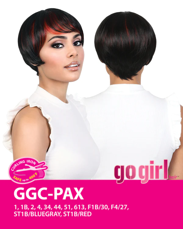 Motown Tress Gogo Girl Curlable 9" Synthetic Wig Pax