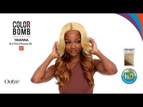 Outre Color Bomb HD Transparent Lace Front Synthetic Wig Yavanna