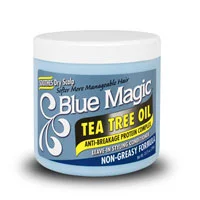 Blue Magic Tea Tree Oil Anti-Breakage Protein Complex Leave-In Styling Conditioner 13.75 oz