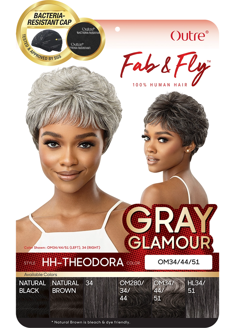 Outre Fab & Fly 100% Unprocessed Human Hair Full Wig HH-C Theodora