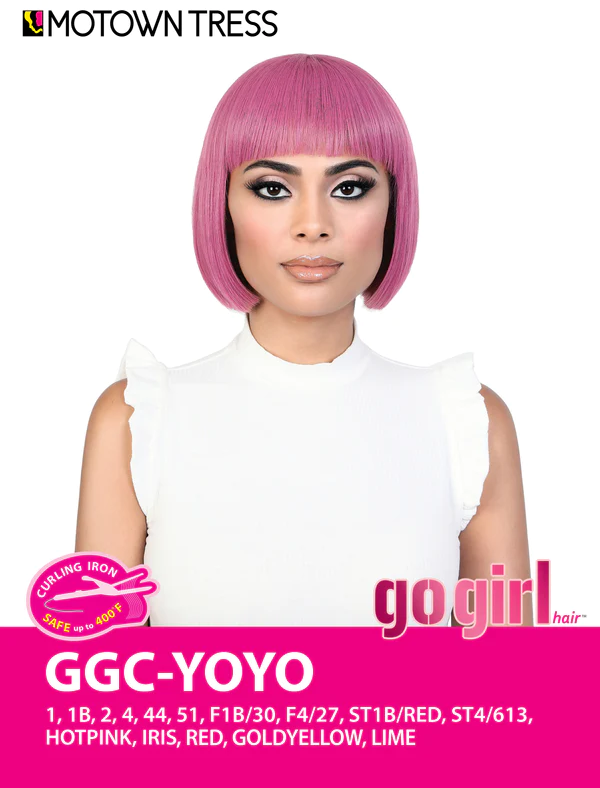 Motown Tress Gogo Girl Curlable 10" Synthetic Wig Yoyo