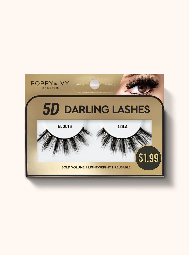 Poppy & Ivy Beauty 5D Darling Lashes